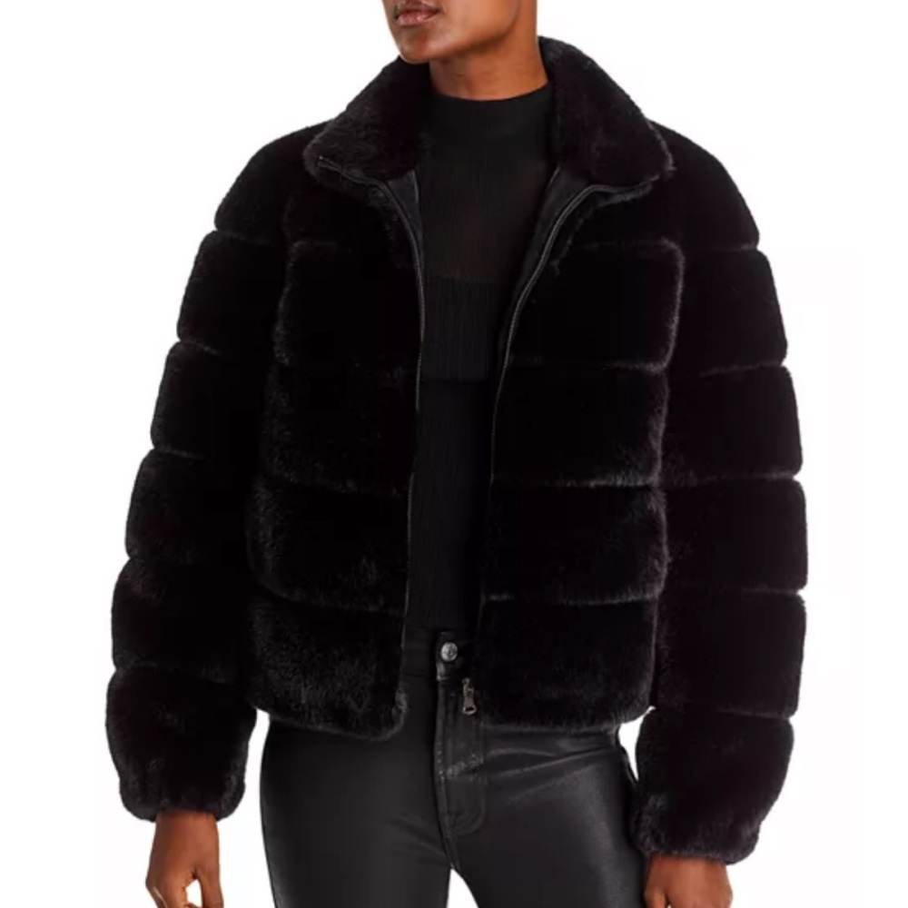 Generation Love Jodi Faux Fur Coat (bomber style)